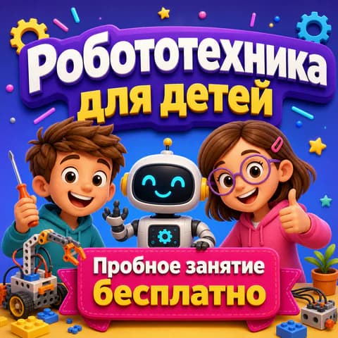 Пример баннера в стиле «Весело и по-детски»